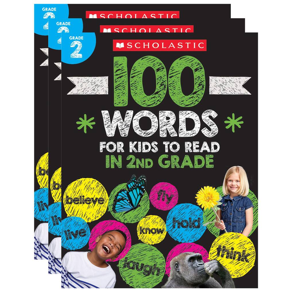 Download Find The Scholastic 100 Words For Kids To Read In 2nd Grade 3ct At Michaels Com